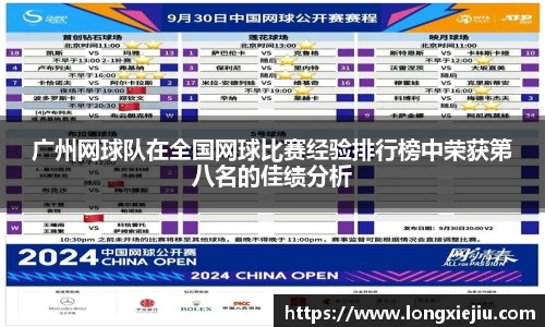 广州网球队在全国网球比赛经验排行榜中荣获第八名的佳绩分析